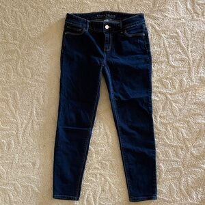 White House Black Market Dark Blue Skinny Jeans